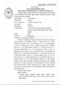 Putusan No_544_Pid.B_2019_PN.Jkt.Sel_an Zulkarnaen: Perdata di Pidanakan