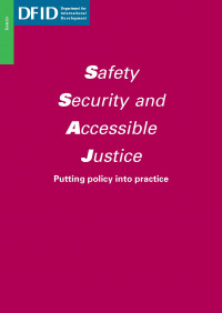 Safety, security and accessible justice: Putting policy into practice