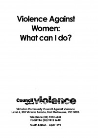 Violence Against Women: what can i do?