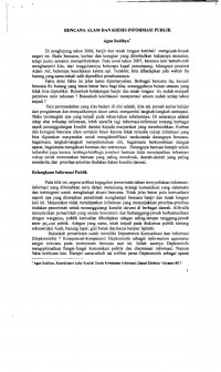 Bencana Alam dan Krisis Informasi Publik